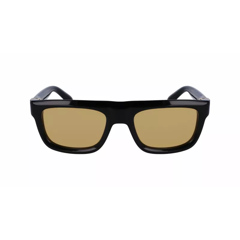 FERRAGAMO SF2009S-011 pánske slnečné okuliare - čierny rám, sivé sklá, 56/21/145 mm