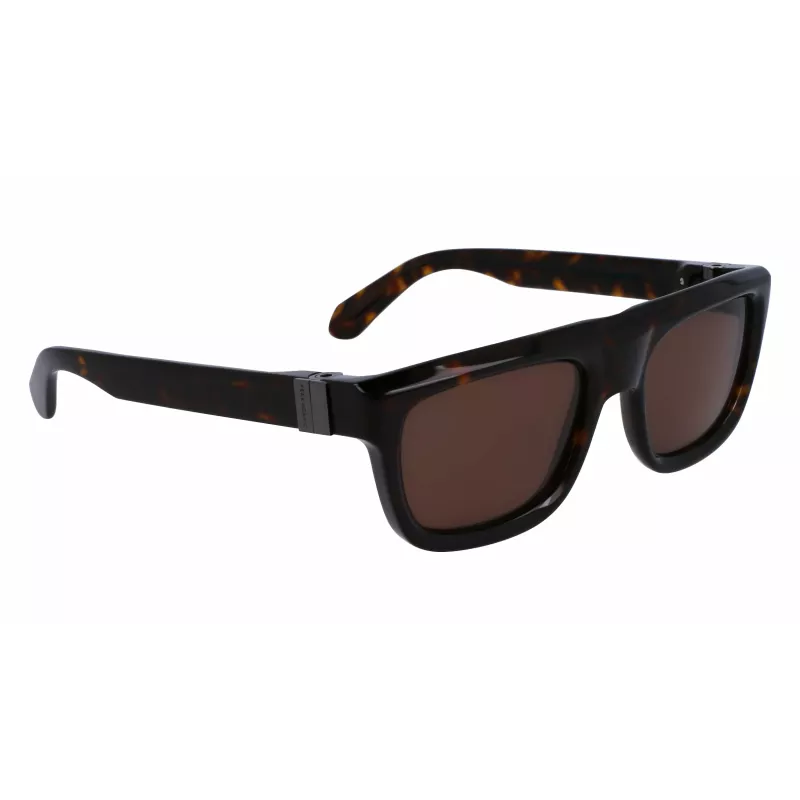 FERRAGAMO SF2009S-242 pánske hranaté acetátové slnečné okuliare Havana hnedý gradient 56/21/145 mm