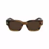 Ferragamo SF2010S-319 slnečné okuliare pánske zelená Havana hranaté acetát 52 mm