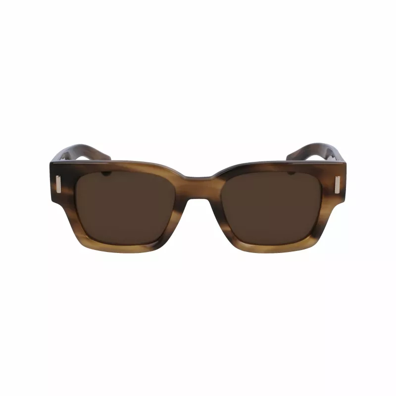 Ferragamo SF2010S-319 slnečné okuliare pánske zelená Havana hranaté acetát 52 mm
