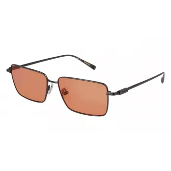 Ferragamo SF309S5715017 pánske slnečné okuliare - čierny acetátový rám, sivé polykarbonátové šošovky, 57 mm