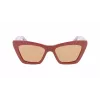 FERRAGAMO SF929S-209 dámske slnečné okuliare Havana butterfly acetát hnedé gradient 55/17/145 mm