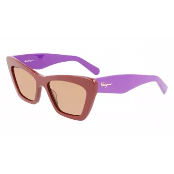 FERRAGAMO SF929S-209 dámske slnečné okuliare Havana butterfly acetát hnedé gradient 55/17/145 mm
