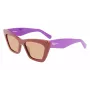 FERRAGAMO SF929S-209 dámske slnečné okuliare Havana butterfly acetát hnedé gradient 55/17/145 mm