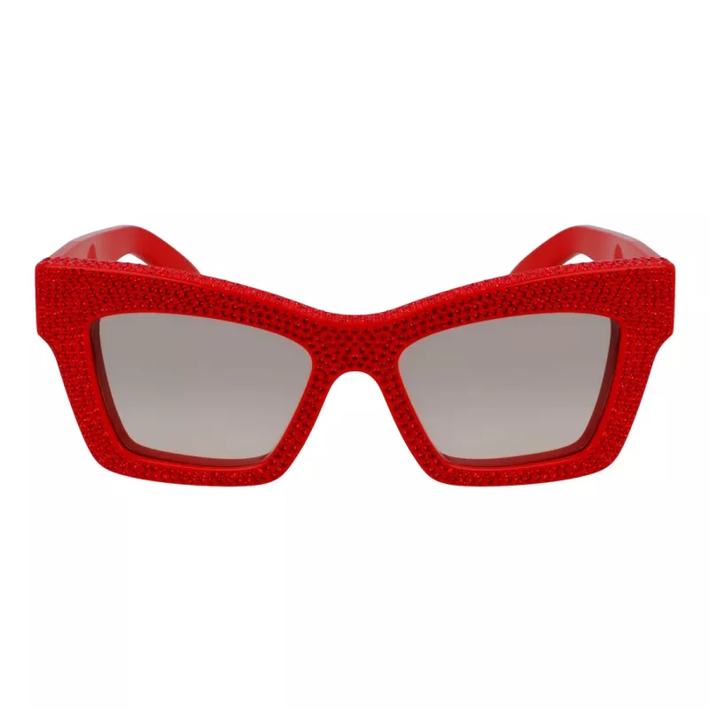 Ferragamo dámske slnečné okuliare SF2045SR52176 obdĺžnikový acetátový rám hnedé gradientné sklá 52/17/140 mm