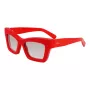 Ferragamo dámske slnečné okuliare SF2045SR52176 obdĺžnikový acetátový rám hnedé gradientné sklá 52/17/140 mm