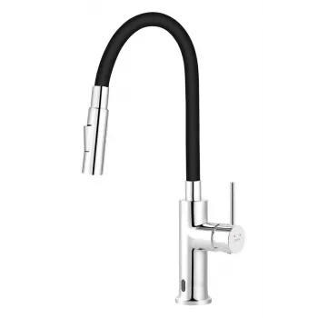 FERRO KITCHEN MIXER DISTANZA SENSOR FLEXSPOUT bezkontaktná kuchynská batéria s výsuvným výtokom, chróm