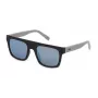 FILA pánske slnečné okuliare SFI098-53968X obdĺžnikové čierny rám sivé sklá 53/20/145 mm