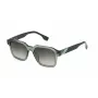 FILA SFI458-5206W5 Unisex slnečné okuliare - čierny acetátový rám, sivé polykarbonátové sklá, UV400 ochrana, 52 mm šírka skla