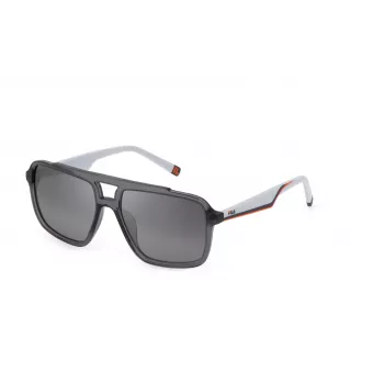 FILA SFI460-574ALP unisex obdĺžnikové slnečné okuliare - Havana/hnedý acetátový rám, hnedé polykarbonátové sklá, UV400 ochrana