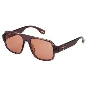 FILA SFI529-540J58 unisex obdĺžnikové slnečné okuliare havanna 54mm