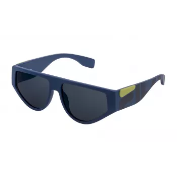 FILA unisex slnečné okuliare SF936457U43B - matný čierny rám, dymové sklo, UV400 ochrana