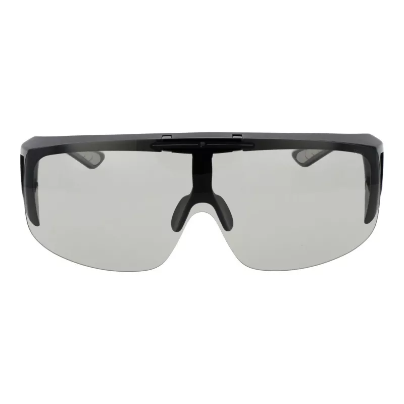 FILA unisex slnečné okuliare SFI126-99U28F štítový štýl čierny rám, smoke šošovky UV400