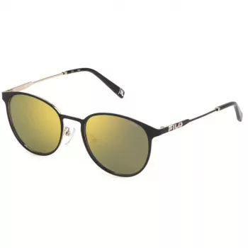 FILA unisex slnečné okuliare SFI217-52301G Square čierny rám sivé sklá 55mm