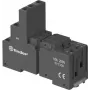 Finder 94.03.0 Čierna skrutkovacia pätica pre 55.33/55.34 & 85.33/85.34 relé, 3-pólová, 10A 250V, montáž na DIN lištu/panel