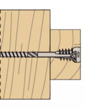 Fischer 558881 nastavovacia skrutka FAFS 5 mm x 100 mm T-profil oceľ pozinkovaná Torx T25 zápustná hlava (balenie 100 ks)
