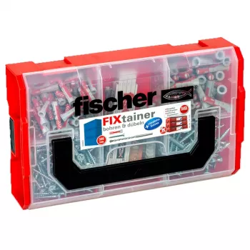 Fischer FIXtainer sada vrtákov a hmoždiniek