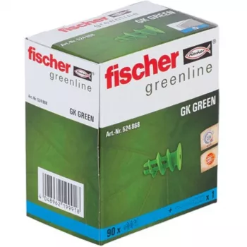 FISCHER GK GREEN samovŕtacia hmoždinka do sadrokartónu, zelená, balenie 90 ks