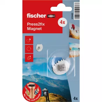 fischer Press2fix upevňovací magnet 10 mm neodým 4-dielna sada 570492