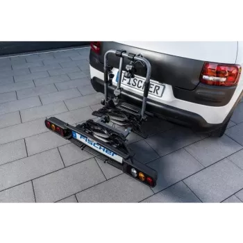 Fischer ProlineEvo 2 zadný nosič pre 2 bicykle, 60 kg, sklápací, LED osvetlenie