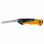 Fiskars Pro Compact skladacia píla, 160 mm čepeľ, dva čepele, SoftGrip rukoväť, bezpečnostná poistka