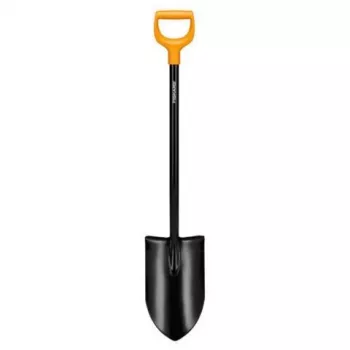Fiskars Solid+ XL Rýľ s ostrým listom a oceľovou D rukoväťou, list z borovej ocele, 1250 mm
