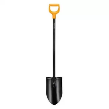 FISKARS SOLID+ XL rýľ s dlhou oceľovou rúčkou, borónová oceľová čepeľ, D rukoväť, 1250 mm