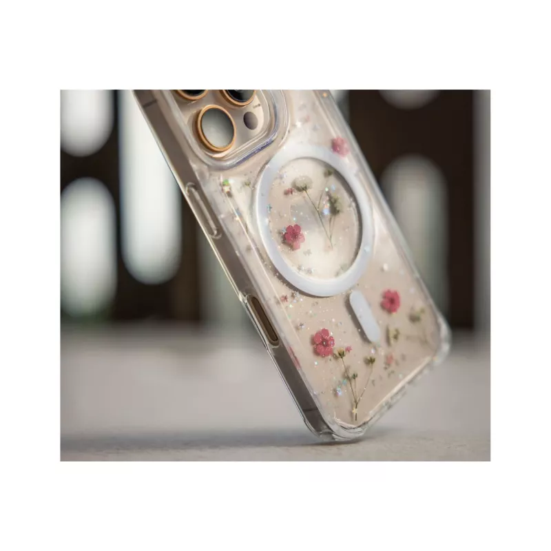 FIXED MagBloom puzdro pre Apple iPhone 17 Pro Max, Blush Plum