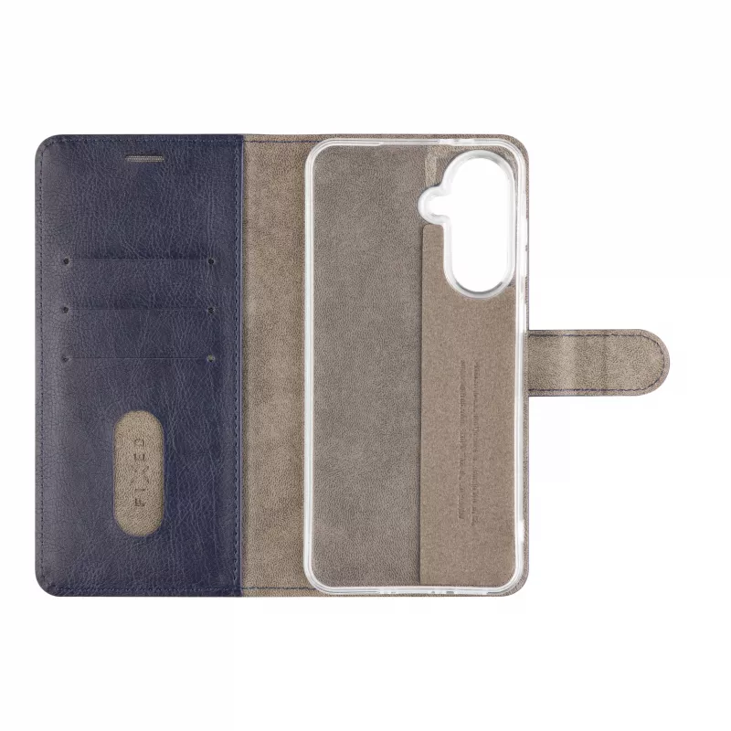 Fixed Opus Book puzdro pre Samsung Galaxy A37 5G, umelá koža, modrá