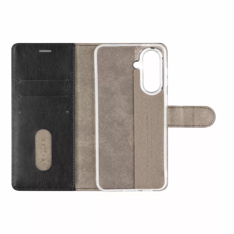Fixed Opus Book puzdro pre Samsung Galaxy A57 5G, umelá koža, čierna