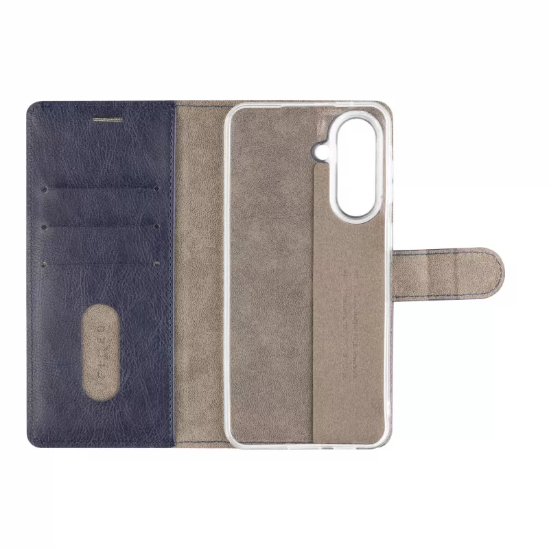 Fixed Opus Book Case pre Samsung Galaxy A57 5G, umelá koža, modrá