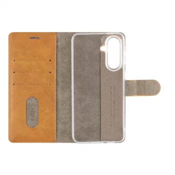 Fixed Opus Book Case pre Samsung Galaxy A57 5G, umelá koža, hnedá
