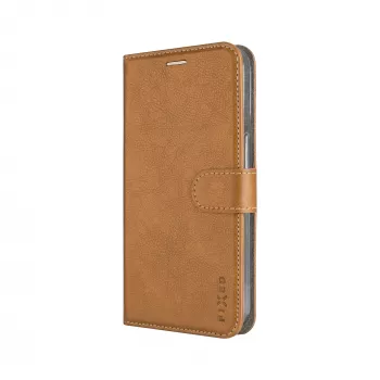 Fixed Opus Book Case pre Samsung Galaxy A57 5G, umelá koža, hnedá