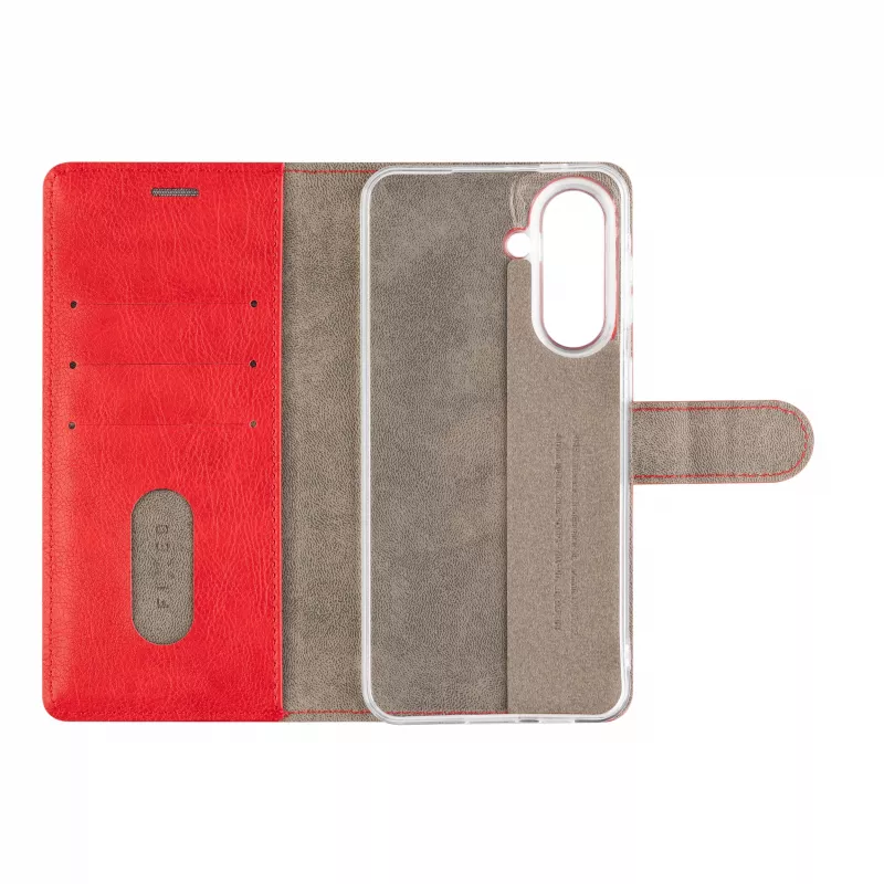 Fixed Opus Book Case pre Samsung Galaxy A57 5G, umelá koža, červená