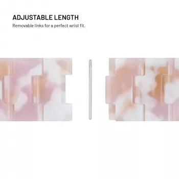 FIXED Resin Strap pro pre Apple Watch 38/40/41, Candy Pink
