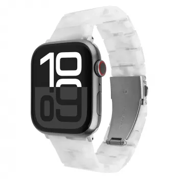 FIXED živicový remienok pre Apple Watch 38/40/41, Cloud White