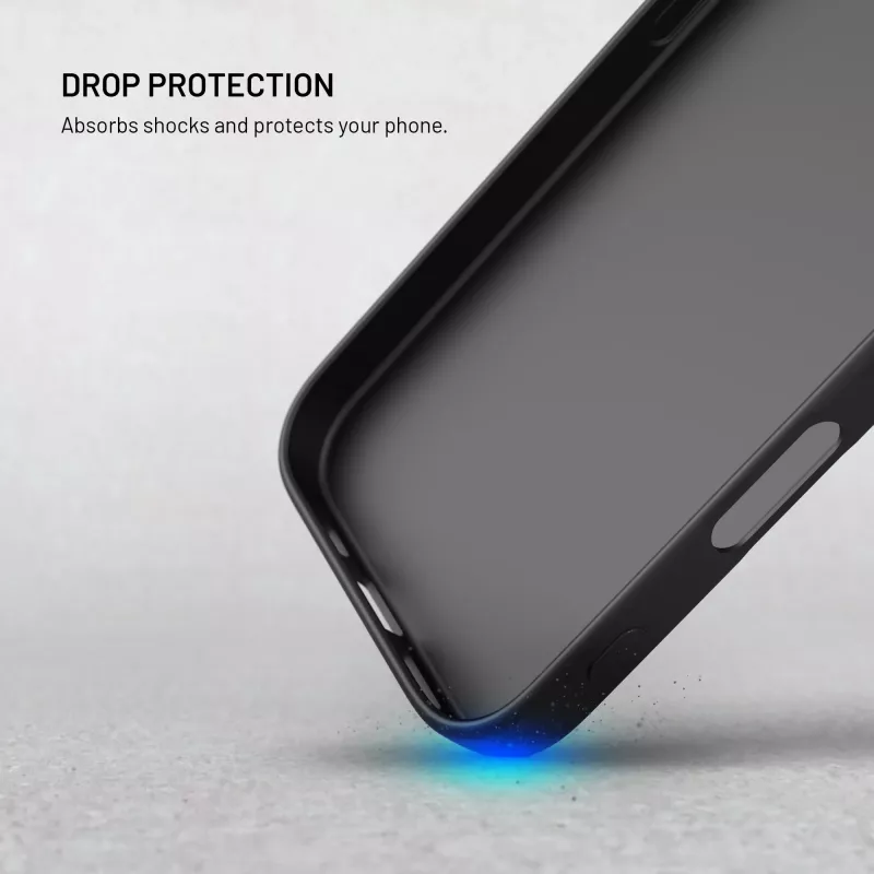 Fixed Story zadný kryt pre Xiaomi 17 - pogumovaný - čierny