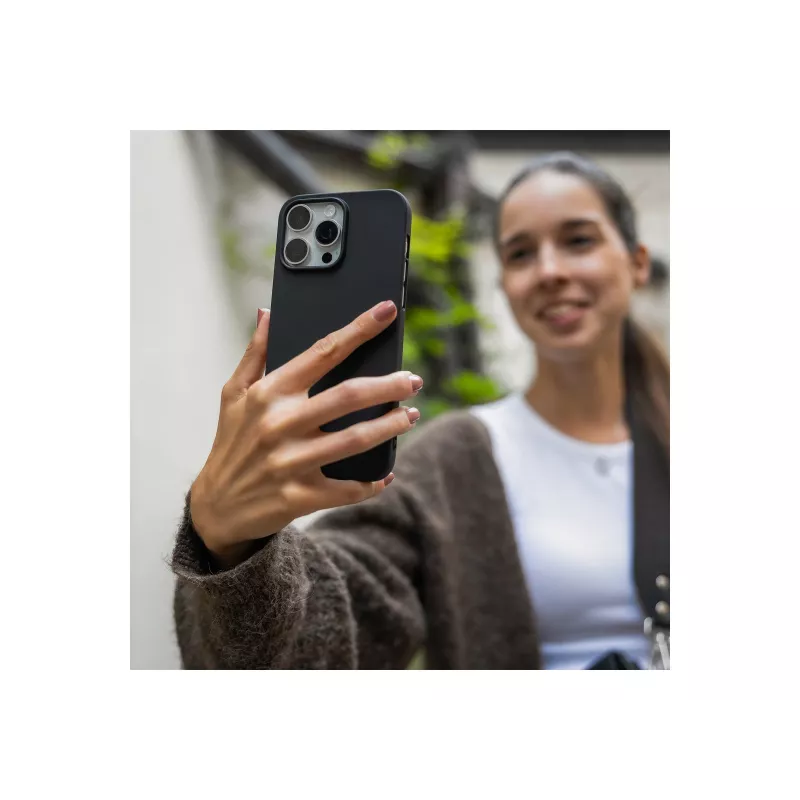 Fixed Story zadný kryt pre Xiaomi Redmi Note 15 Pro 4G, pogumovaný, čierny