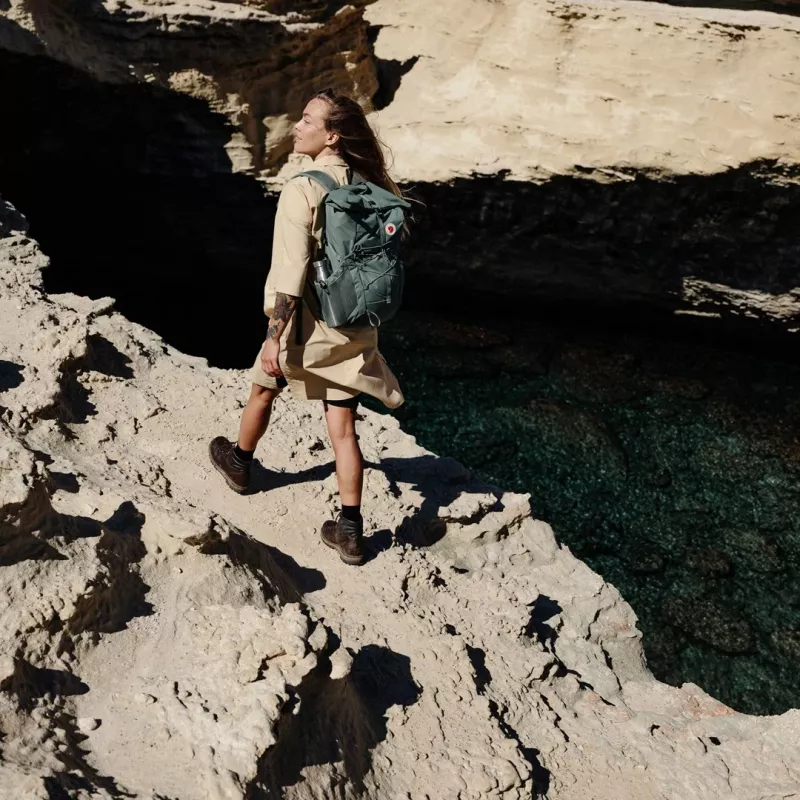 Fjällräven Abisko Hike Foldsack batoh - Patina Green