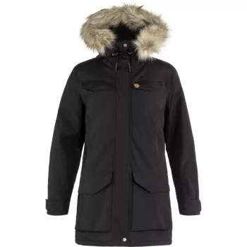 Fjällräven Nuuk parka dámska - čierna - veľkosť M