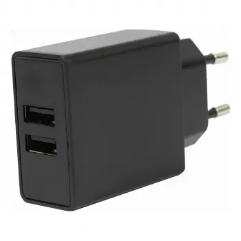 FLEPO NT-USB-103 USB nabíjačka 2-port 100-240V AC na 5V DC 3A 15W biela