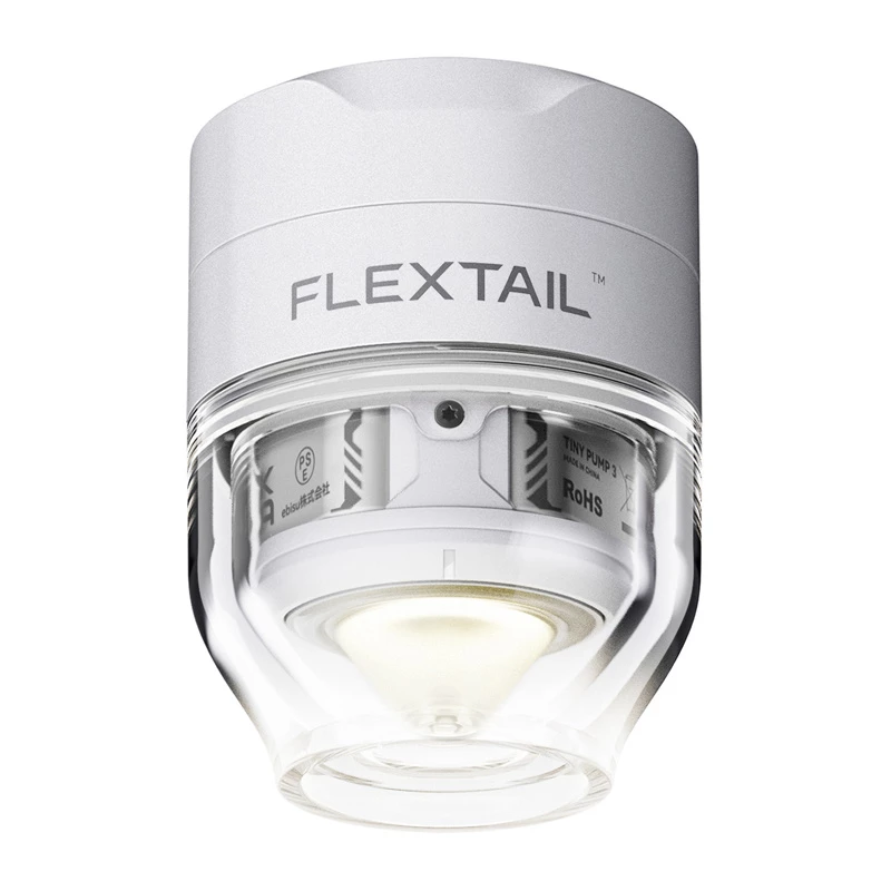 FLEXTAIL Tiny Pump 3X Prenosná elektrická pumpa, LED baterka, USB-C, biela