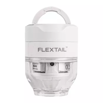 FLEXTAIL Tiny Pump 3X prenosná elektrická pumpa, LED baterka, USB-C, biela