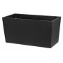 Flowerpot Thermo Patio D76 čierna 76 cm okrúhly dvojstenný izolovaný vonkajší kvetináč