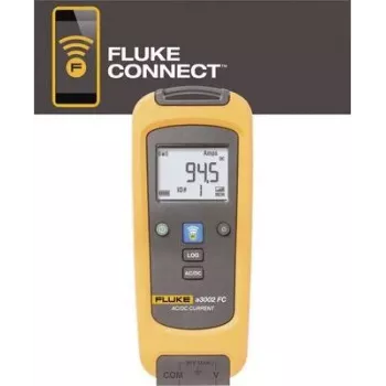 Fluke a3002 FC bezdrôtový AC/DC prúdový kliešťový multimeter, 400 A, CAT III 1000V/CAT IV 600V, čierna/oranžová 4459442