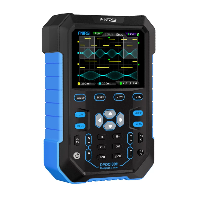 FNIRSI DPOX180H 2-in-1 ručný digitálny fosforový osciloskop
