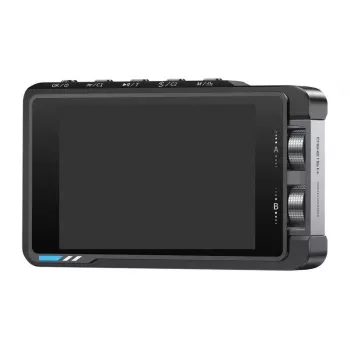 FNIRSI DS215H osciloskop – 100 MHz, 500 MS/s, 1 kanál, integrovaný funkčný generátor, 2,8 palcový TFT-LCD, USB Type-C, batéria, čierny