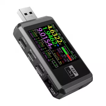 FNIRSI FNB48P USB tester portov čierny
