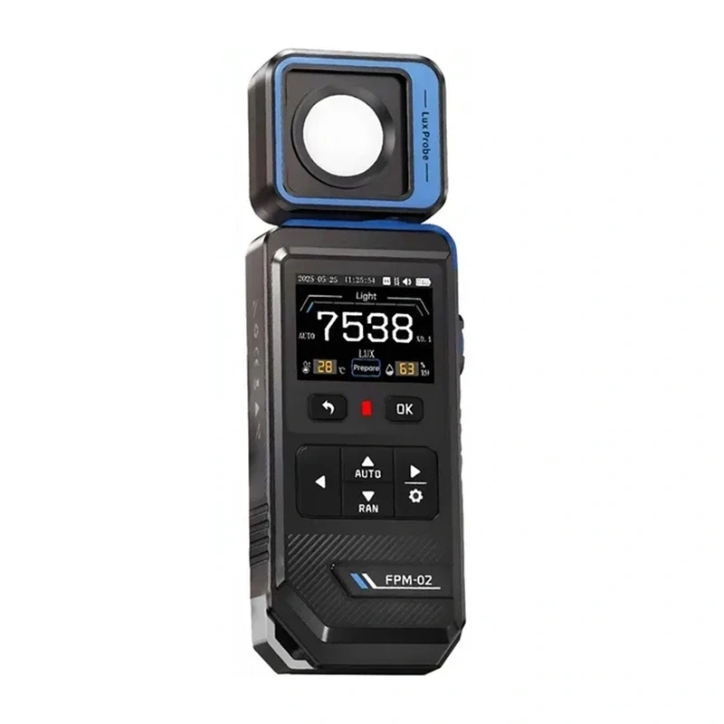 FNIRSI FPM-02 luxmeter s farebným displejom