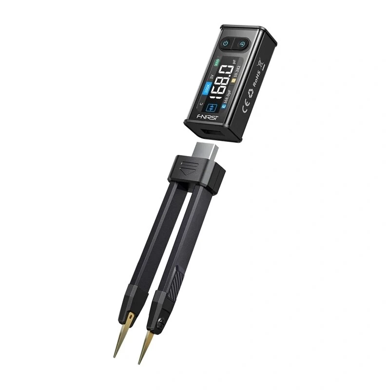 FNIRSI LCR-ST2 LCR tester, farebný displej, 100Hz-100kHz, nabíjateľná batéria